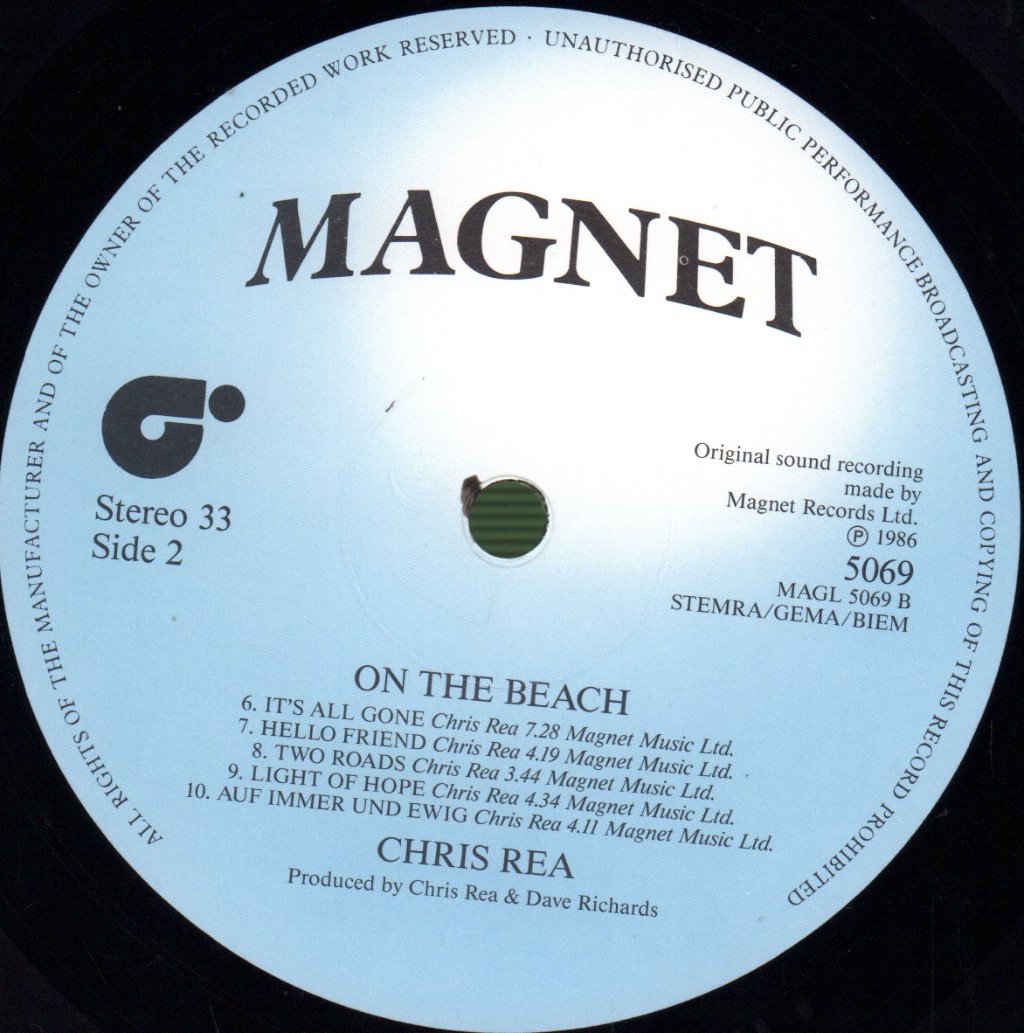 Chris Rea - On The Beach - Lp