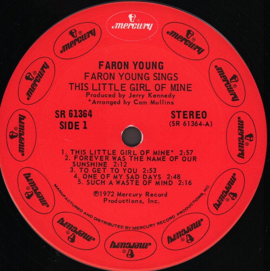 Faron Young - Faron Young Sings This Little Girl Of Mine - Lp