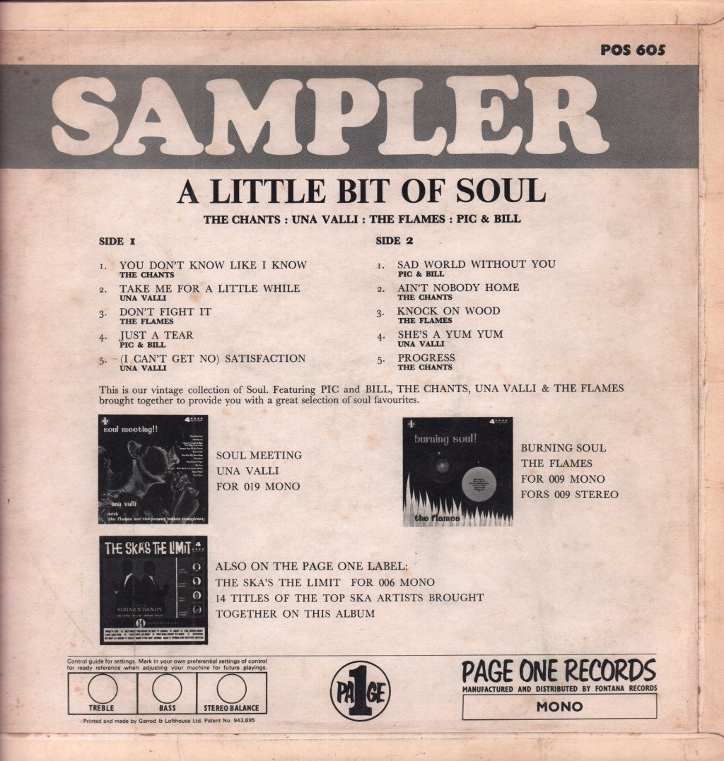 Various Artists - A Little Bit Of Soul - Lp