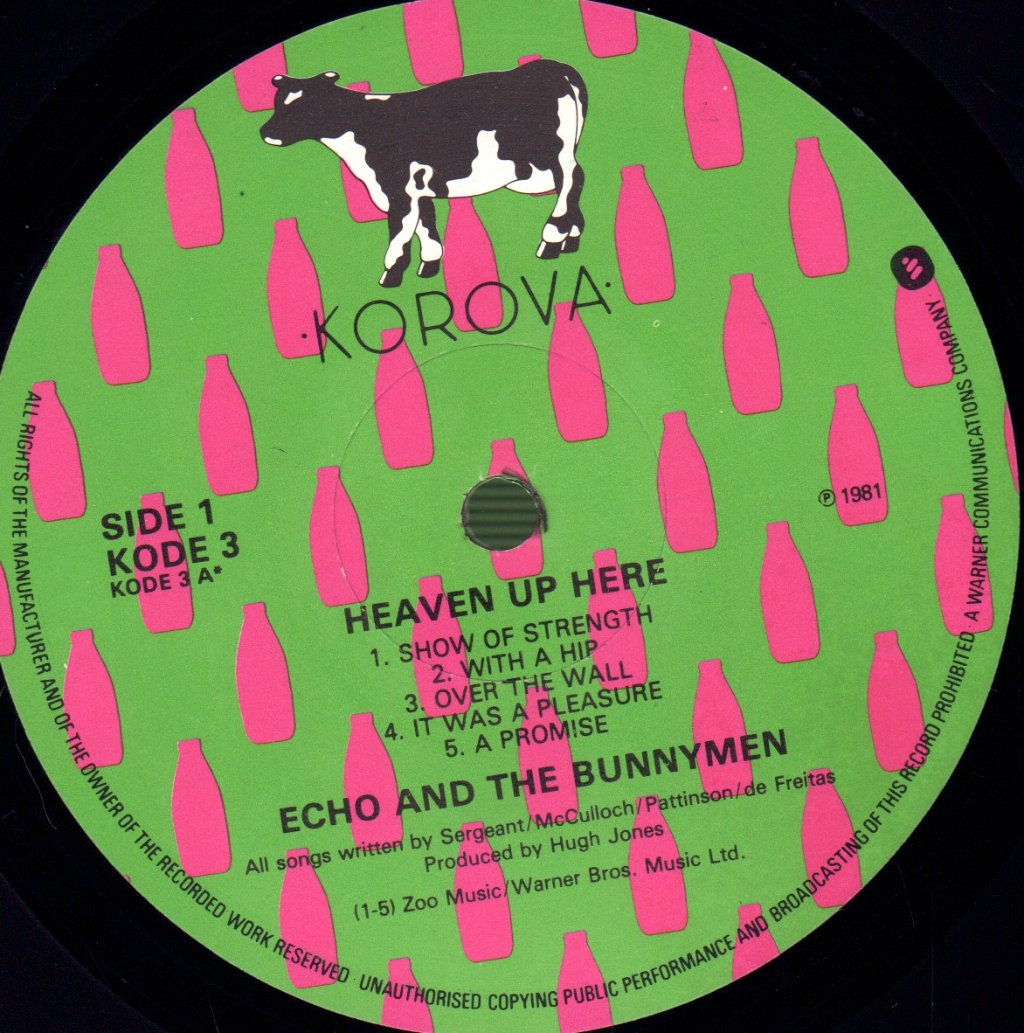 Echo And The Bunnymen - Heaven Up Here - Lp