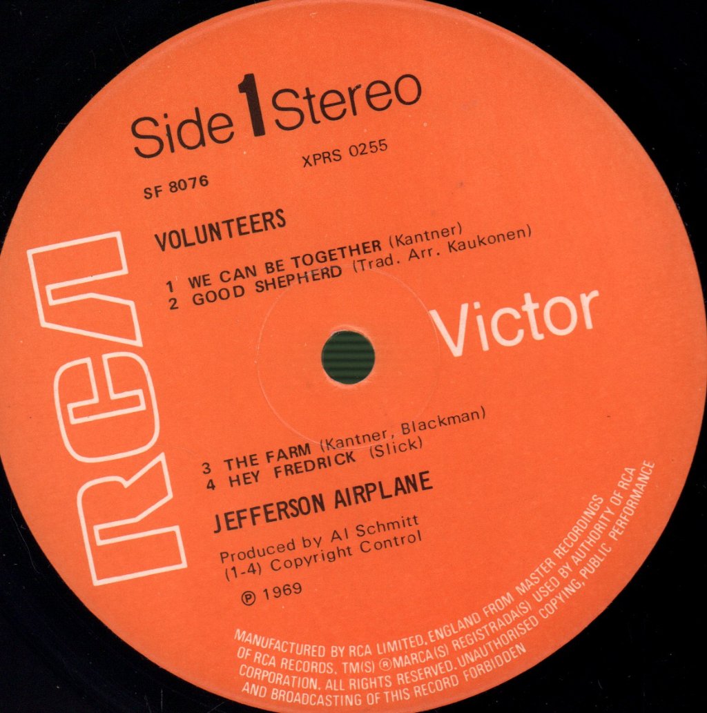 Jefferson Airplane - Volunteers - Lp