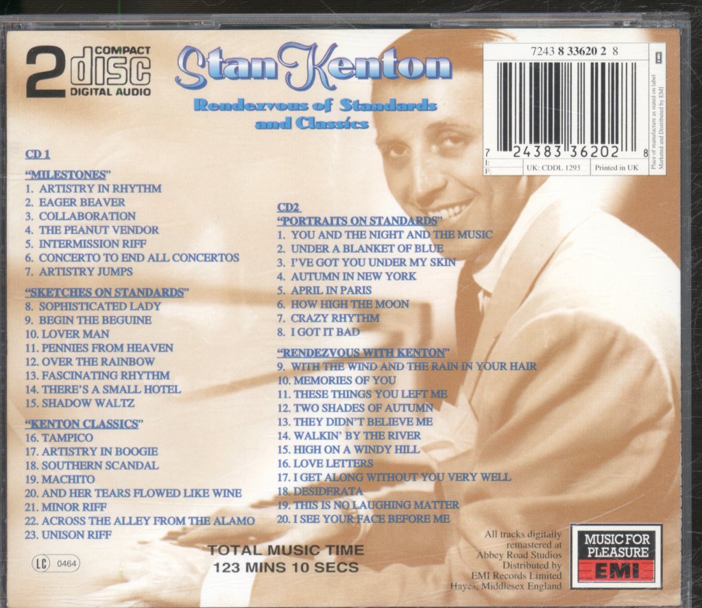Stan Kenton - Rendezvous Of Standards And Classics - Double Cd