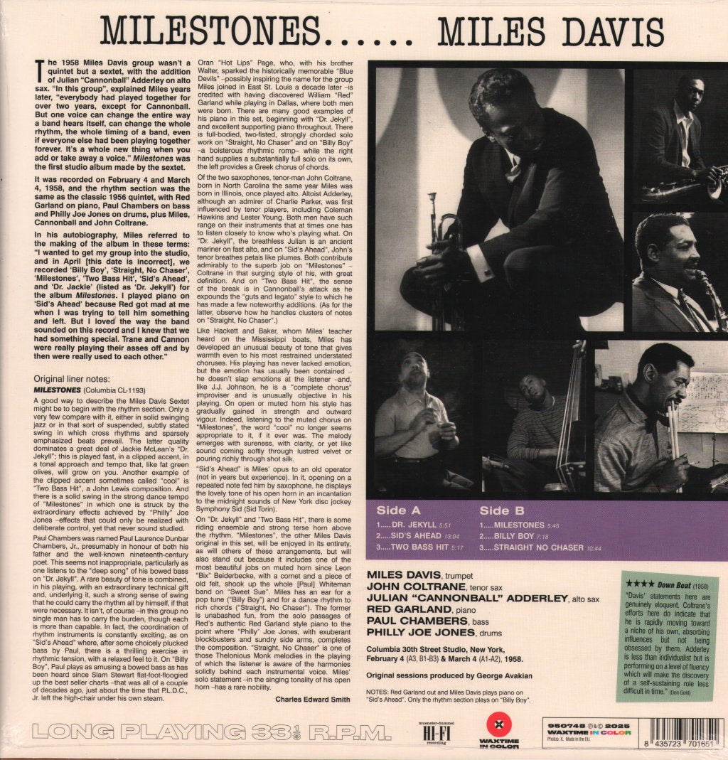Miles Davis - Milestones - Lp