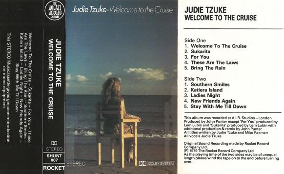 Judie Tzuke - Welcome To The Cruise - Cassette