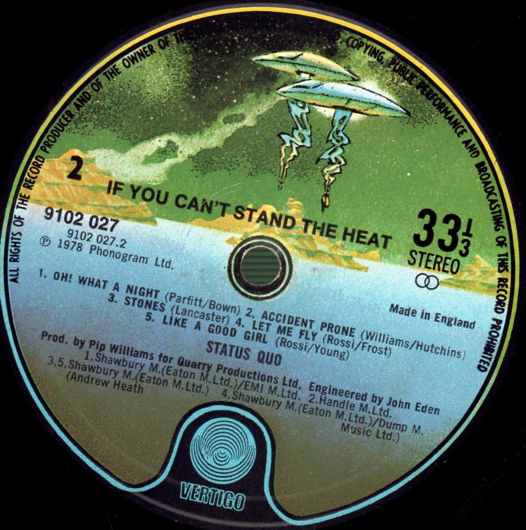 Status Quo - If You Can't Stand The Heat - Lp
