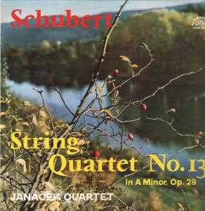 Janacek Quartet - Schubert - String Quartet No.13 In A Minor, Op.29 - Lp