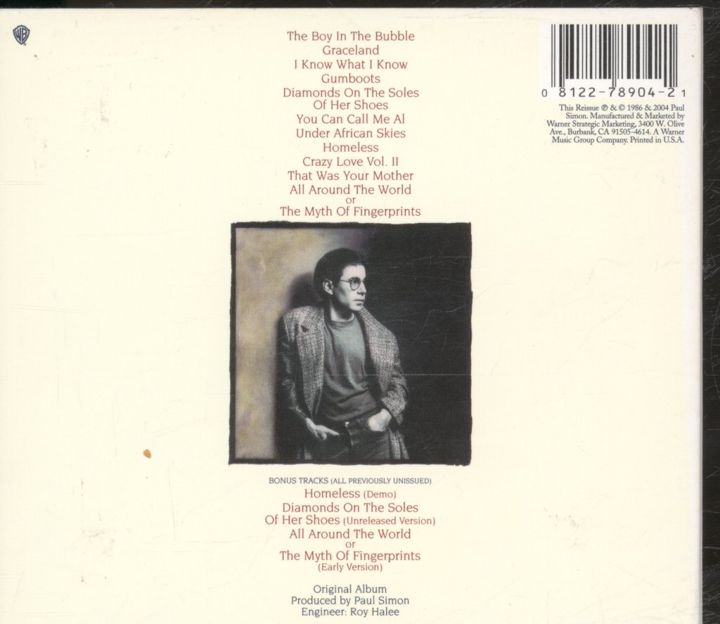 Paul Simon - Graceland - Cd