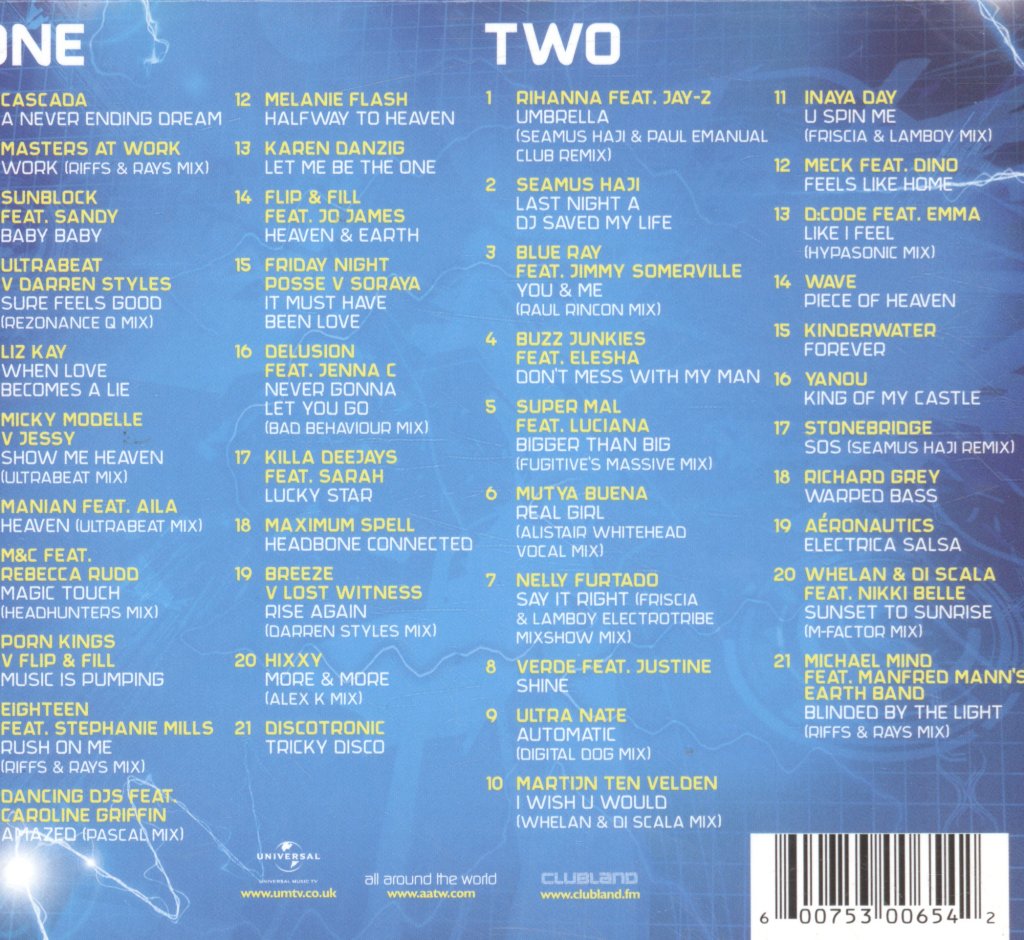 Various Artists - Clubland 11 - Double Cd