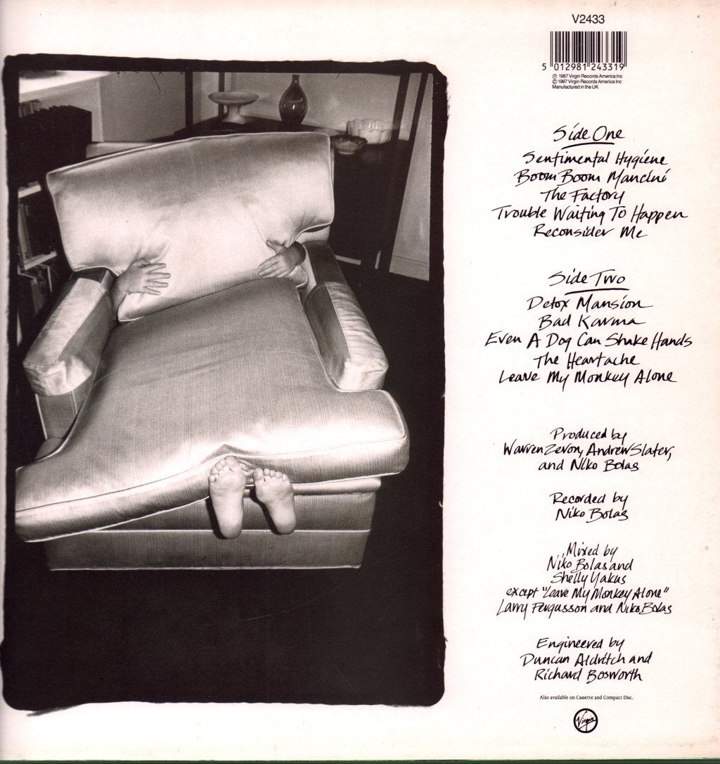 Warren Zevon - Sentimental Hygiene - Lp