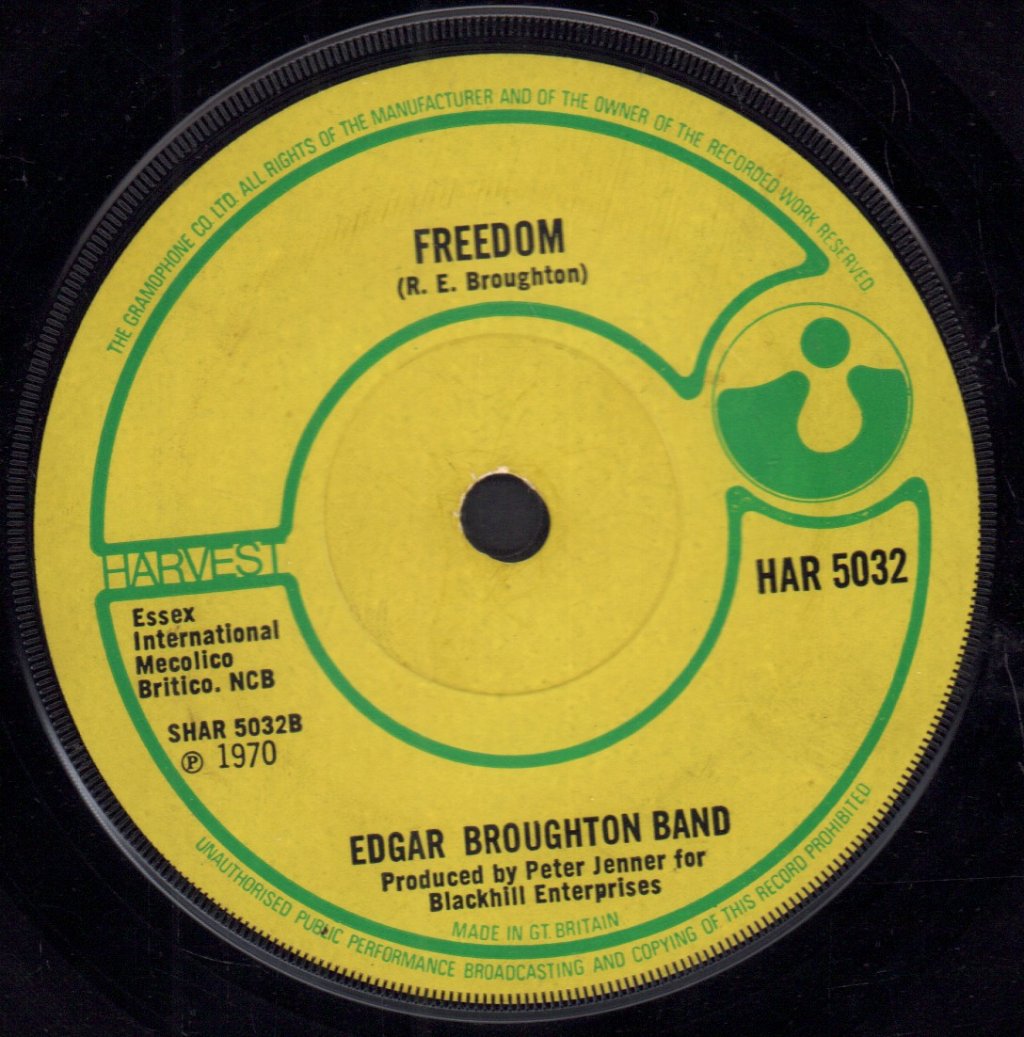 Edgar Broughton Band - Apache Drop Out - 7 Inch