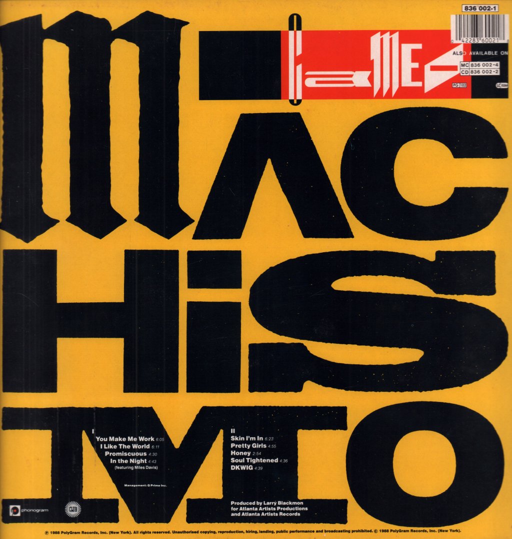 Cameo (Funk Group) - Machismo - Lp