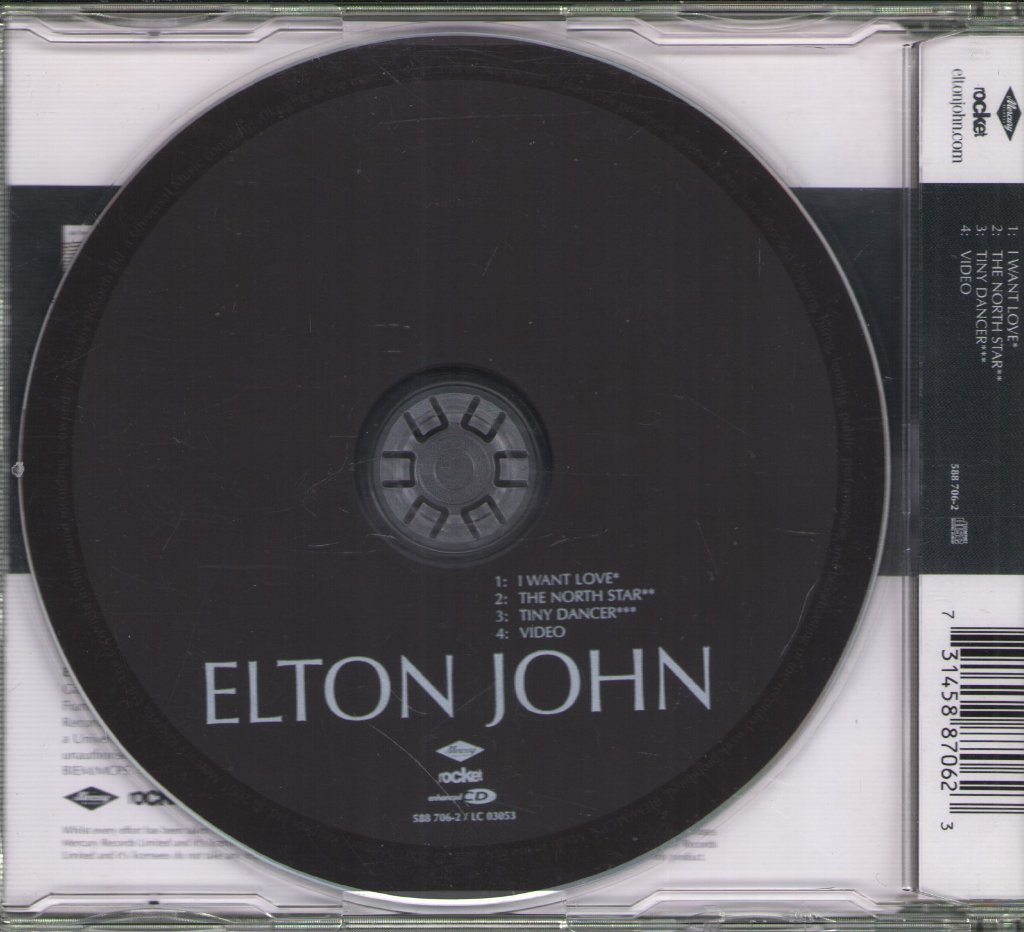 Elton John - I Want Love - Cd