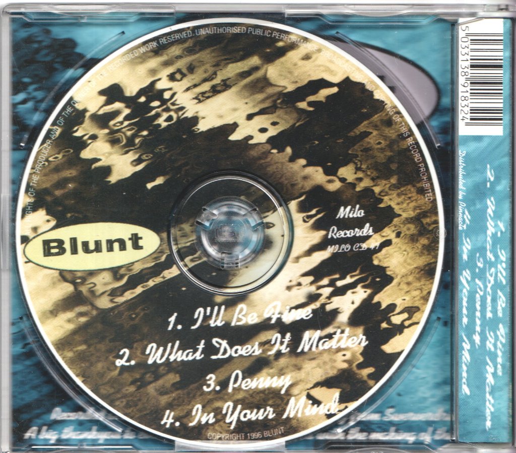 Blunt - I'll Be Fine - Cd