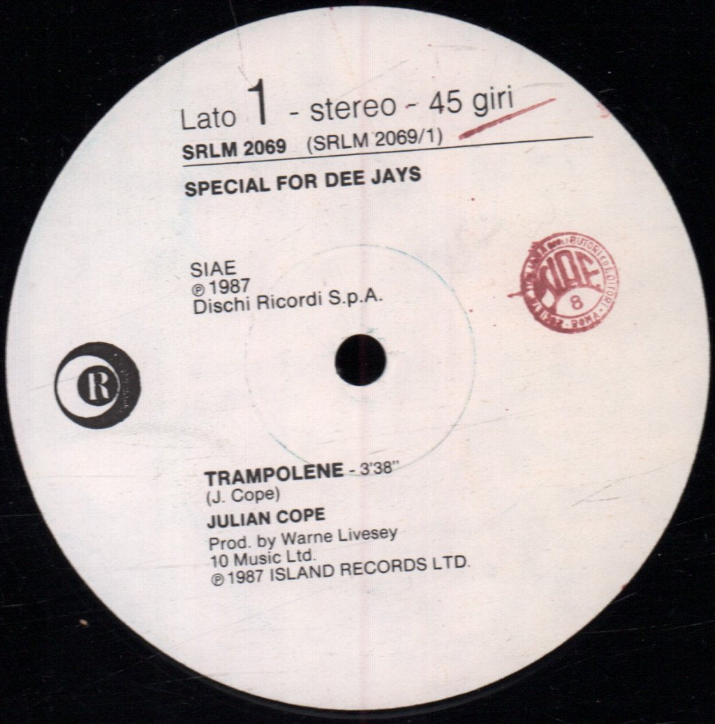 Julian Cope/Christians/Millie Scott - Trampolene/Forgotten Town/Ev'ry Little Bit - 12 Inch