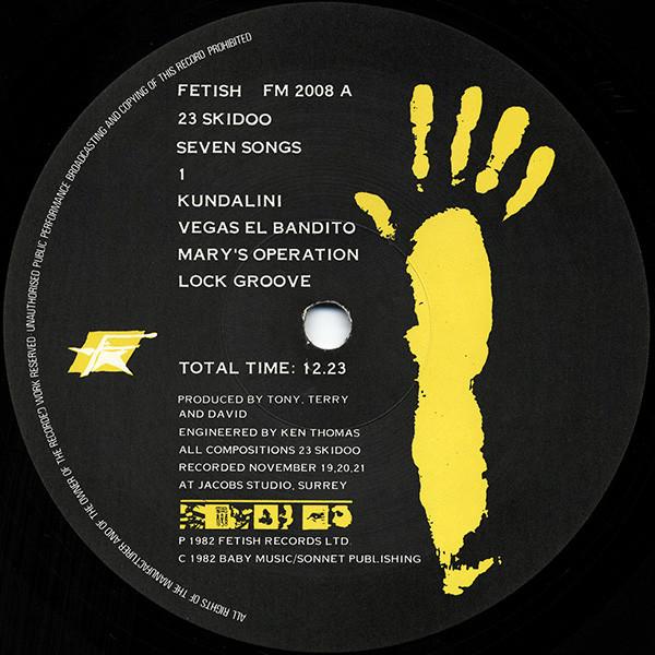 23 Skidoo (Post Punk) - Seven Songs - Lp