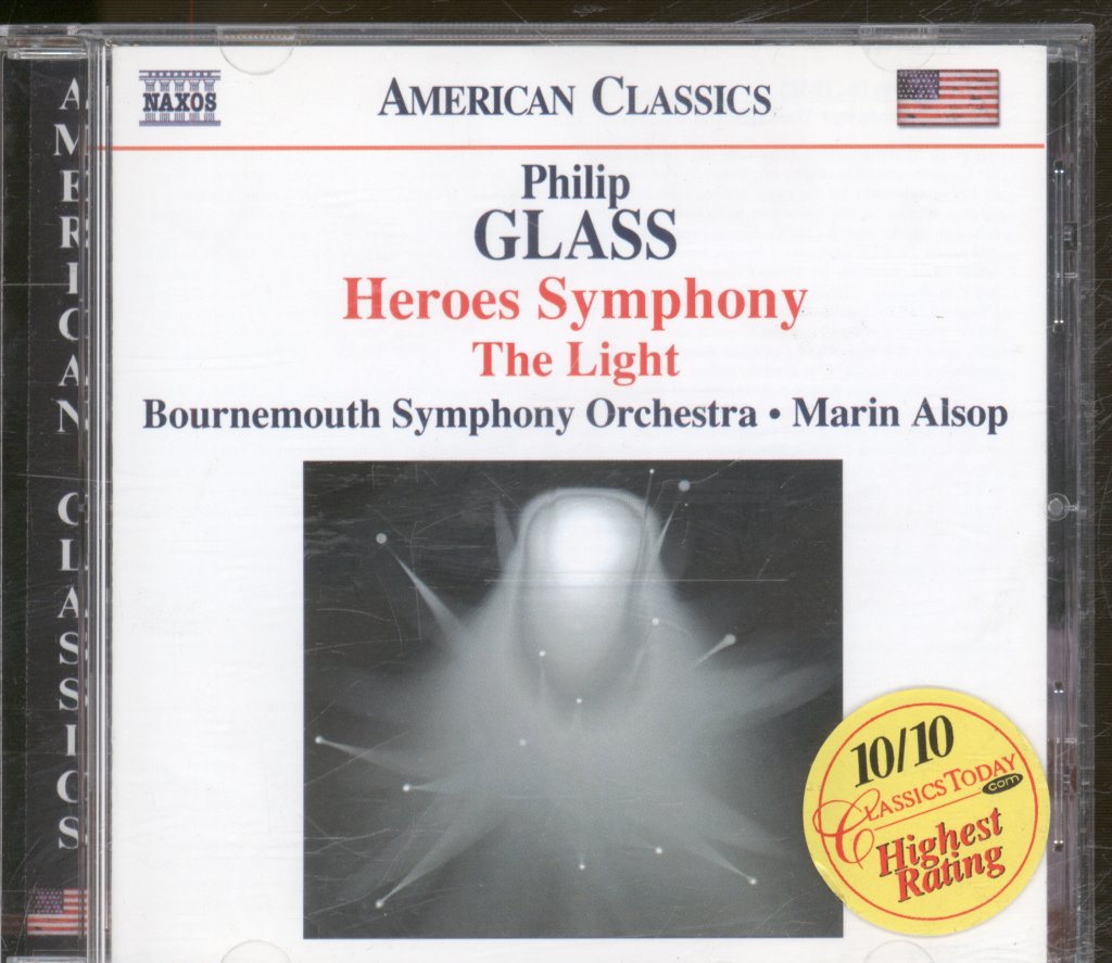 Bournemouth Symphony Orchestra, Marin Alsop - Philip Glass - Heroes Symphony, The Light - Cd