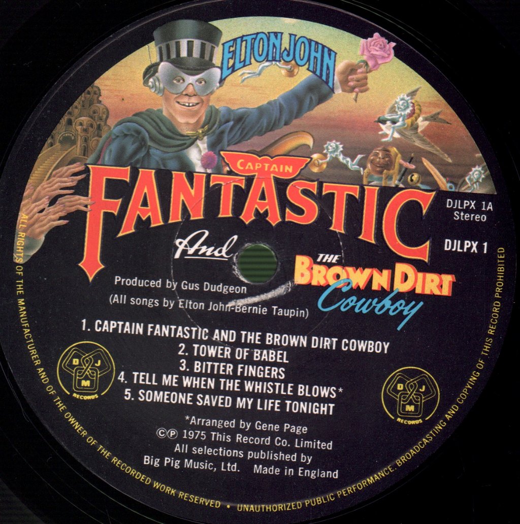 Elton John - Captain Fantastic - Lp