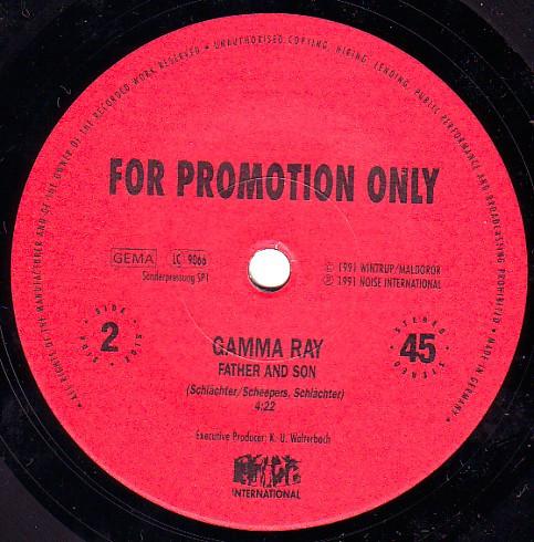 Gamma Ray - One With The World - 7 Inch
