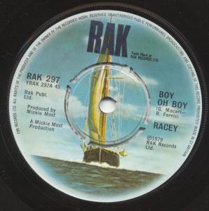 Racey - Boy Oh Boy - 7 Inch