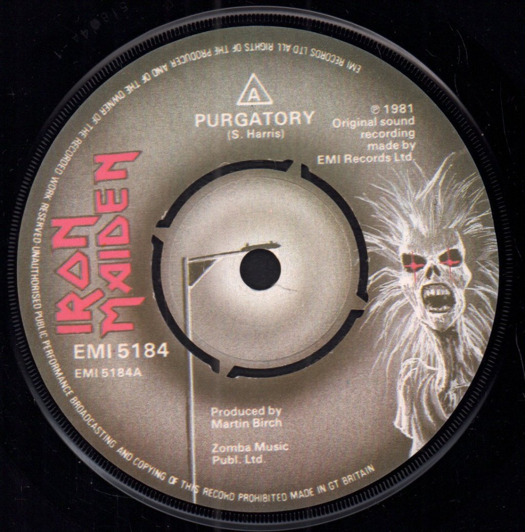 Iron Maiden - Purgatory - 7 Inch