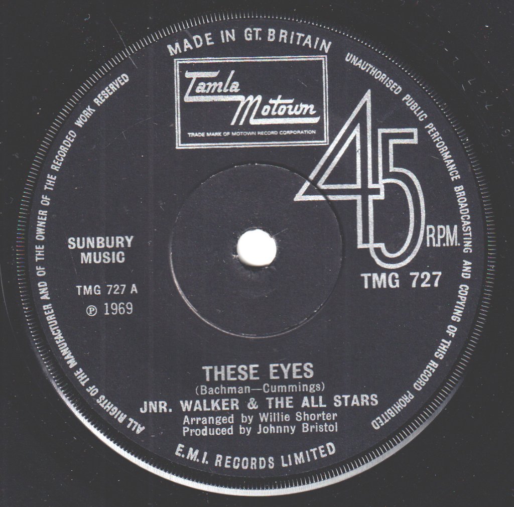 Junior Walker & The All Stars - These Eyes - 7 Inch