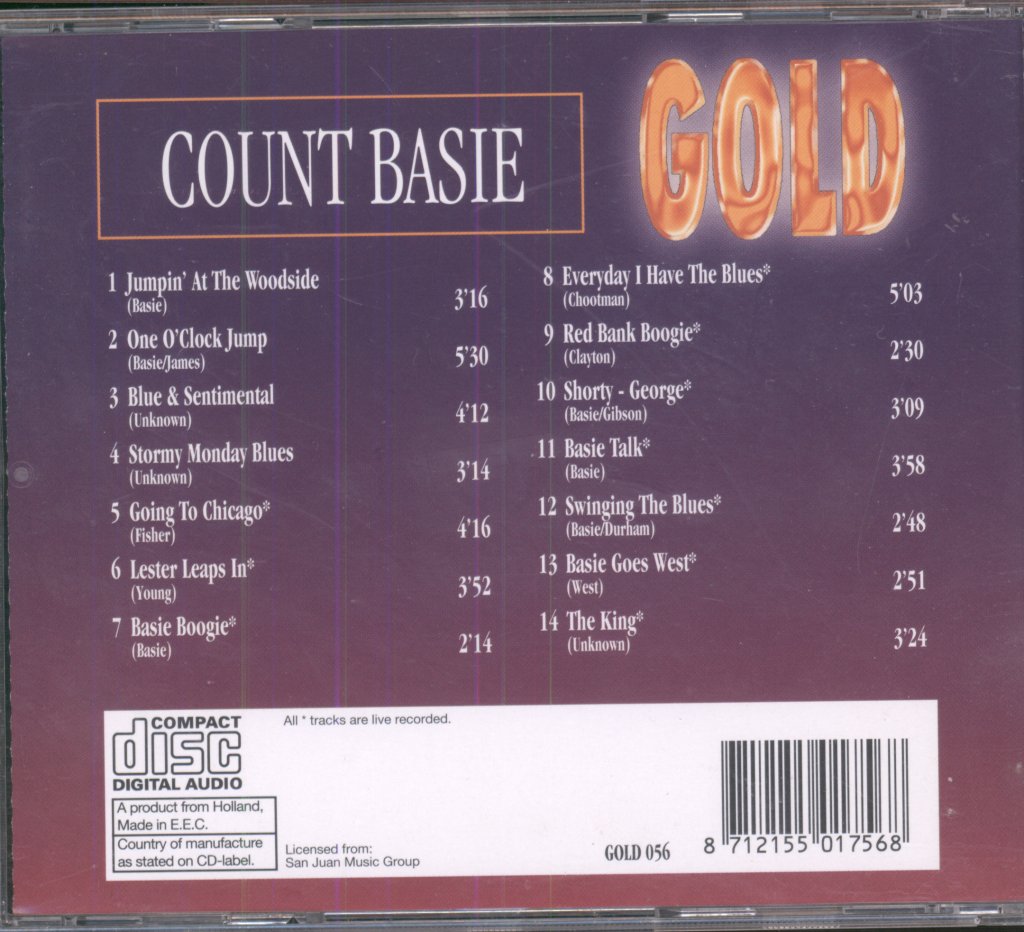 Count Basie - Gold - Cd