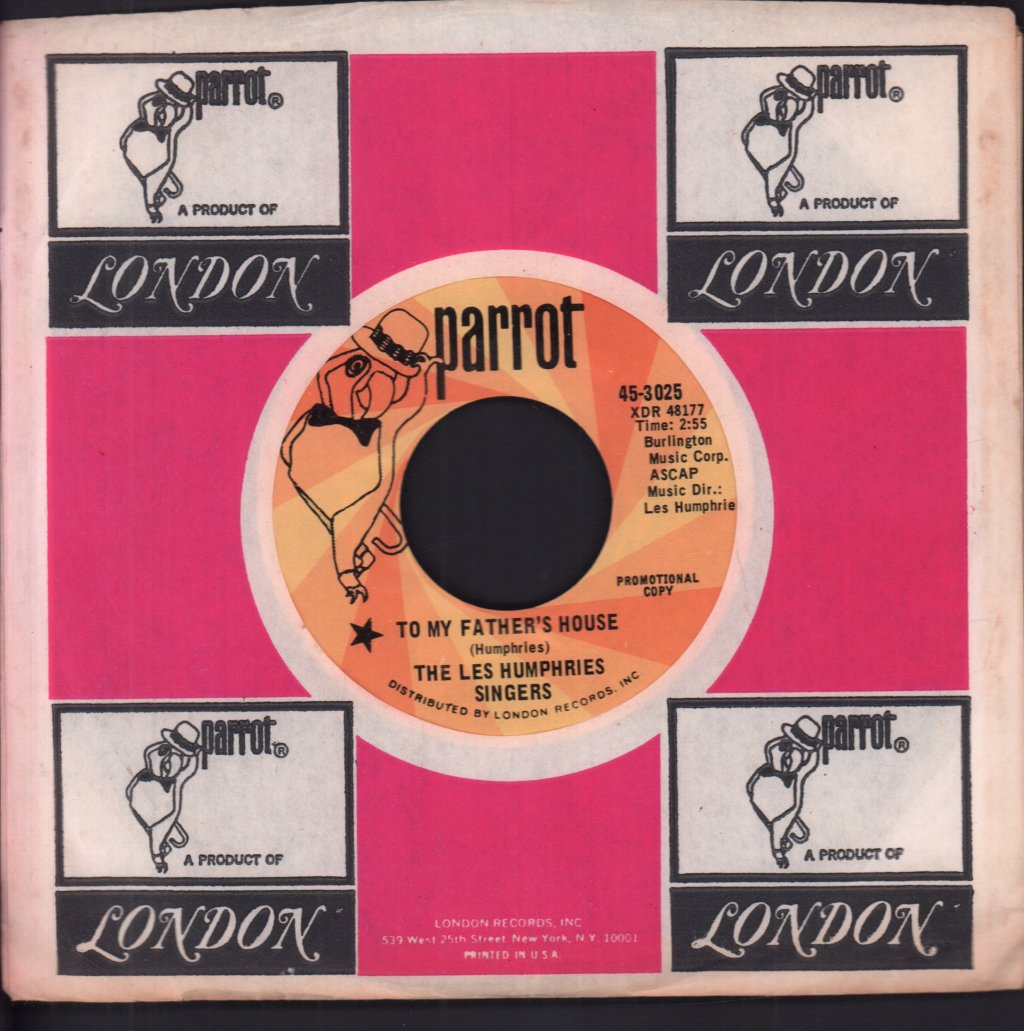 Les Humphries Singers - To My Father's House - 7 Inch