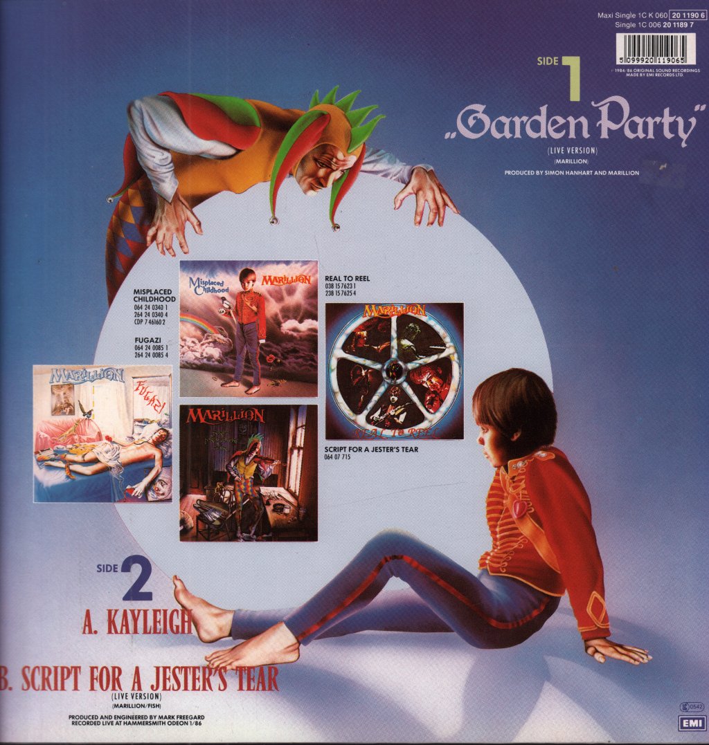 Marillion - Welcome To The Garden Party - 12 Inch