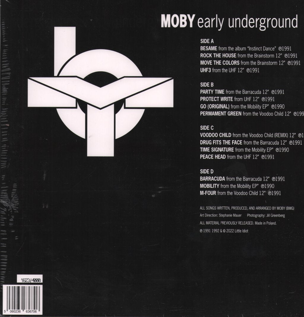 Moby - Early Underground - Double Lp
