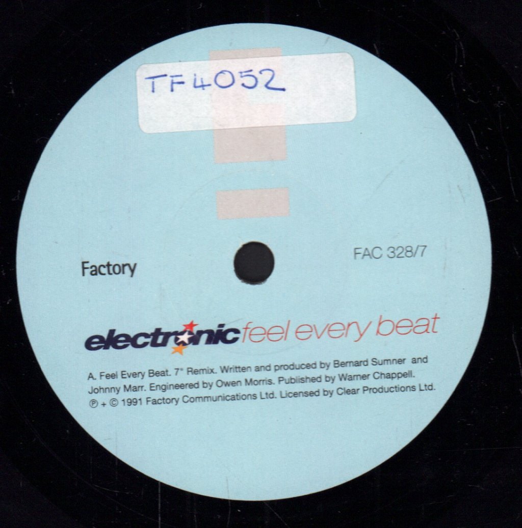 Electronic - Feel Every Beat - 7 Inch