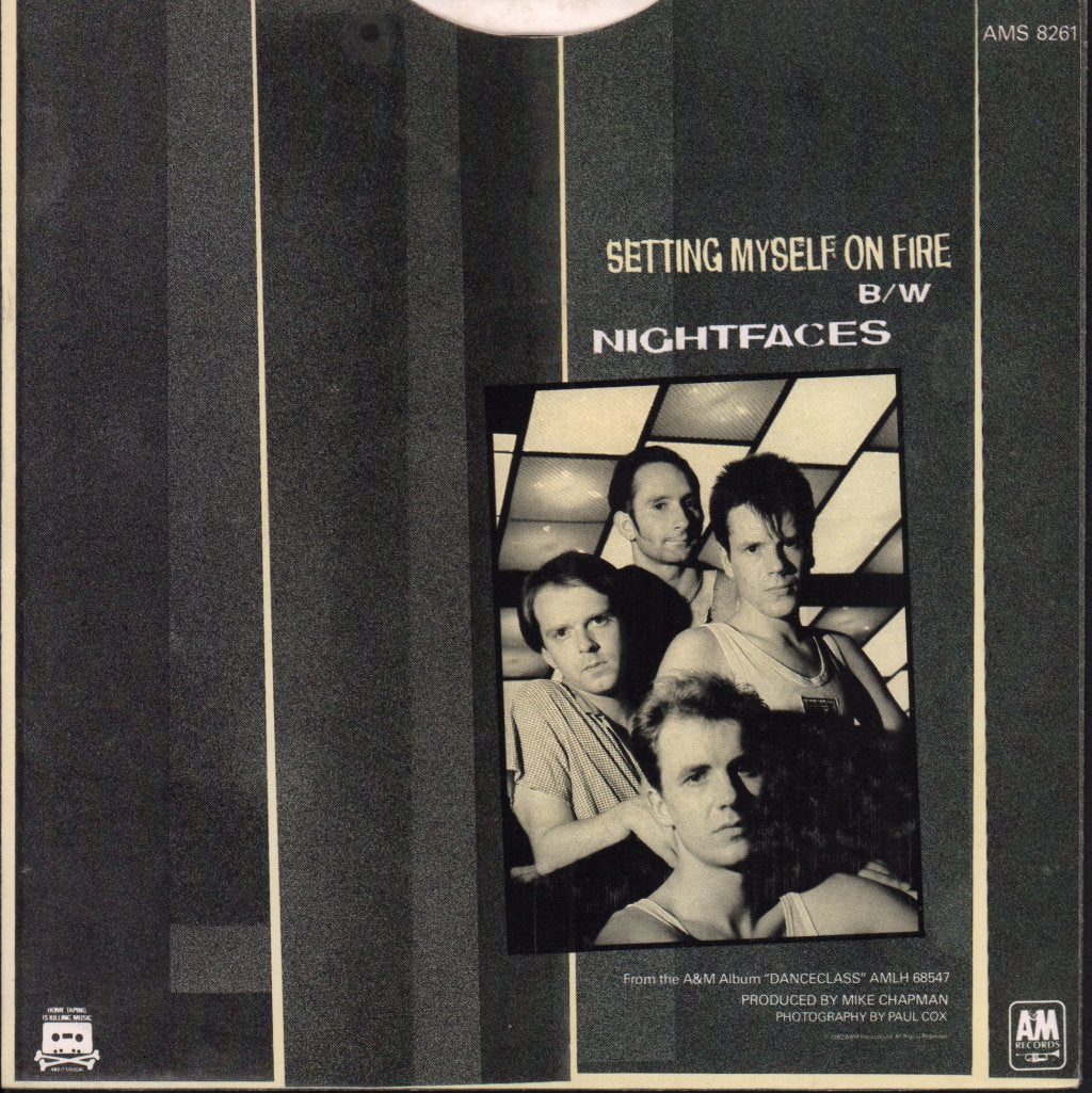 Danceclass - Setting Myself On Fire - 7 Inch