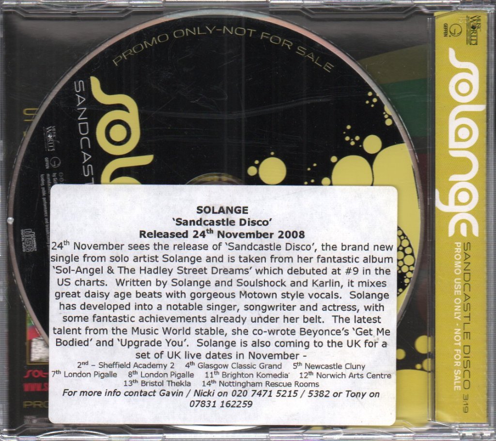Solange - Sandcastle Disco - Cd