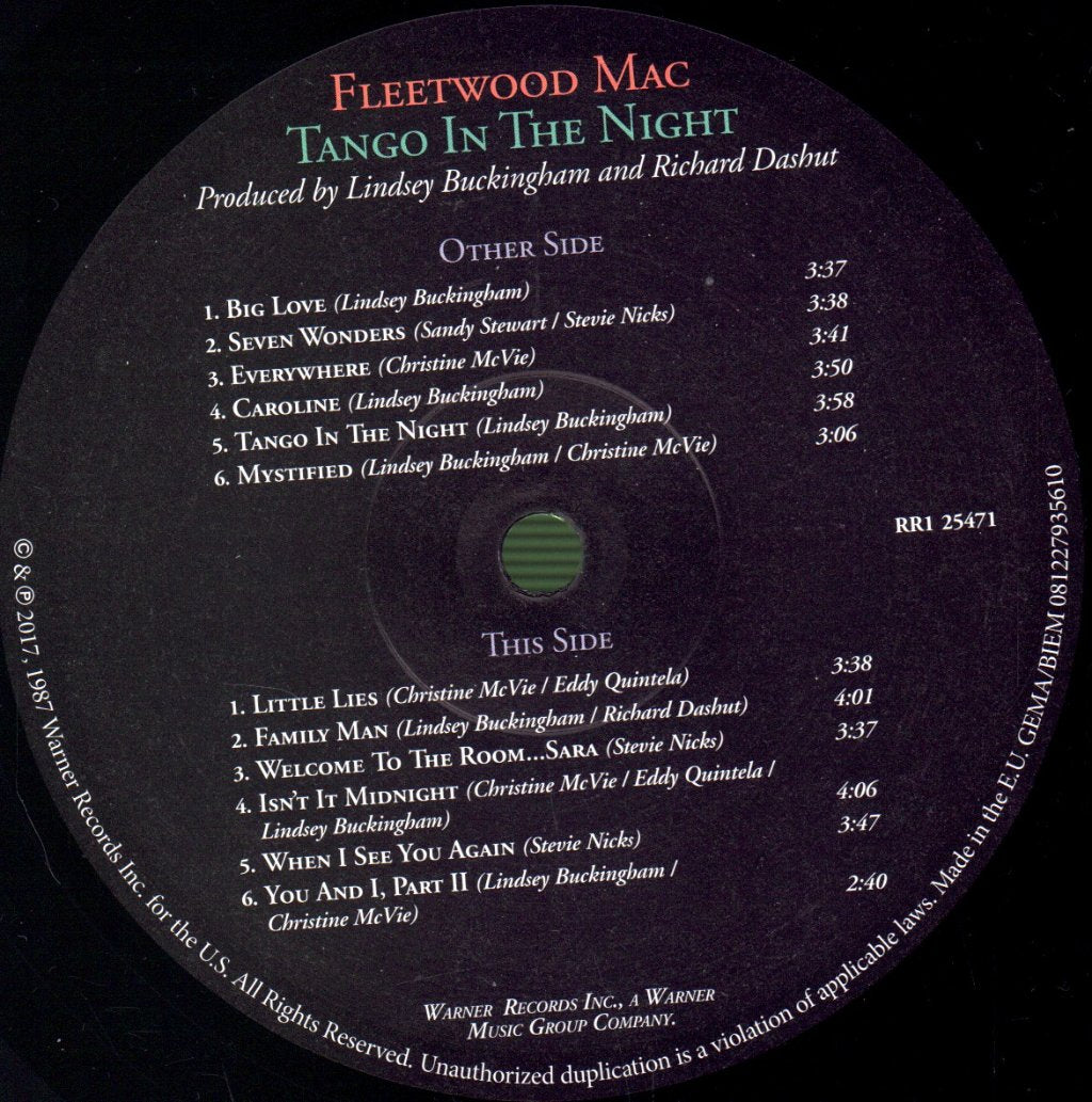Fleetwood Mac - Tango In The Night - Lp