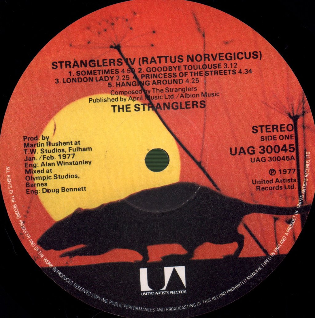 Stranglers - IV Rattus Norvegicus - Lp