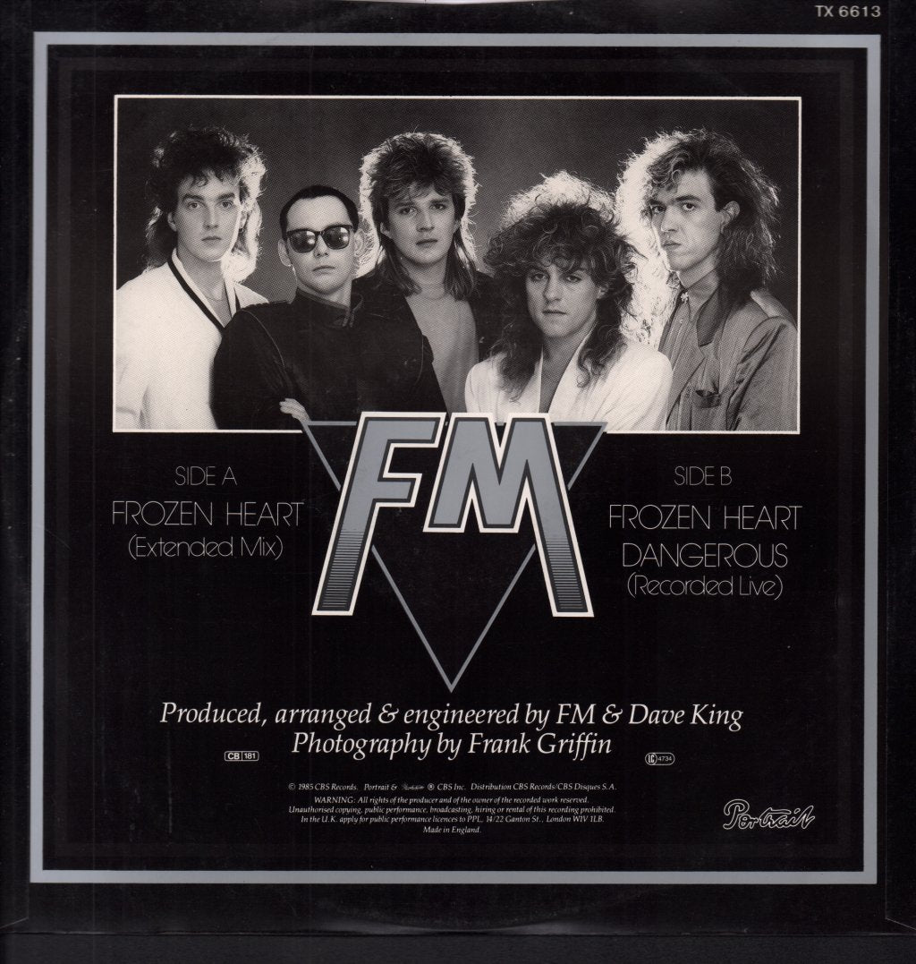 Fm (Uk Rock Group) - Frozen Heart - 12 Inch