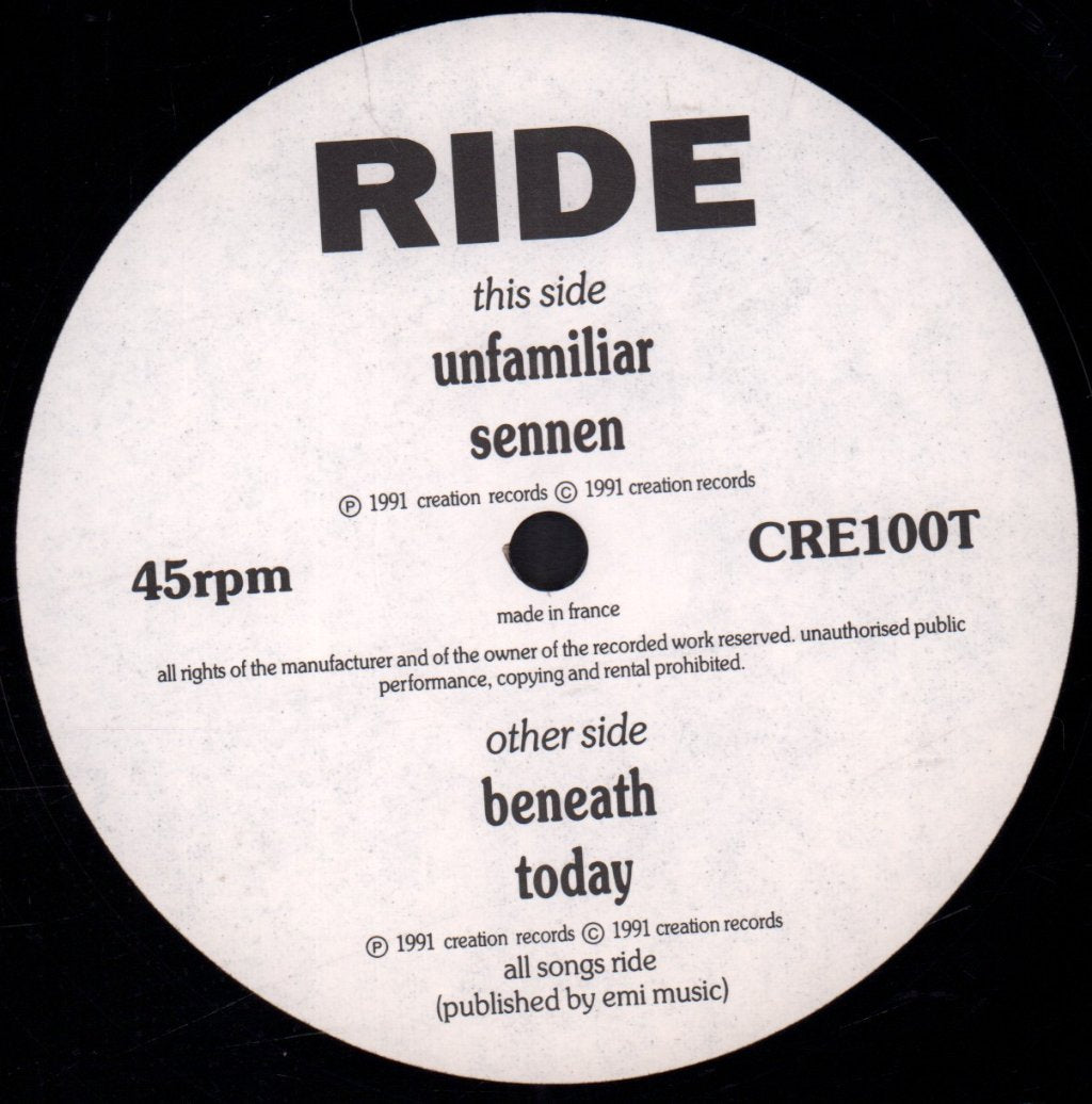 Ride - Today Forever - 12 Inch