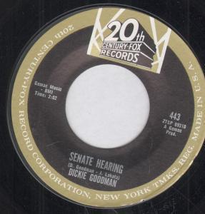 Dickie Goodman - Senate Hearing/Lock Up - 7 Inch
