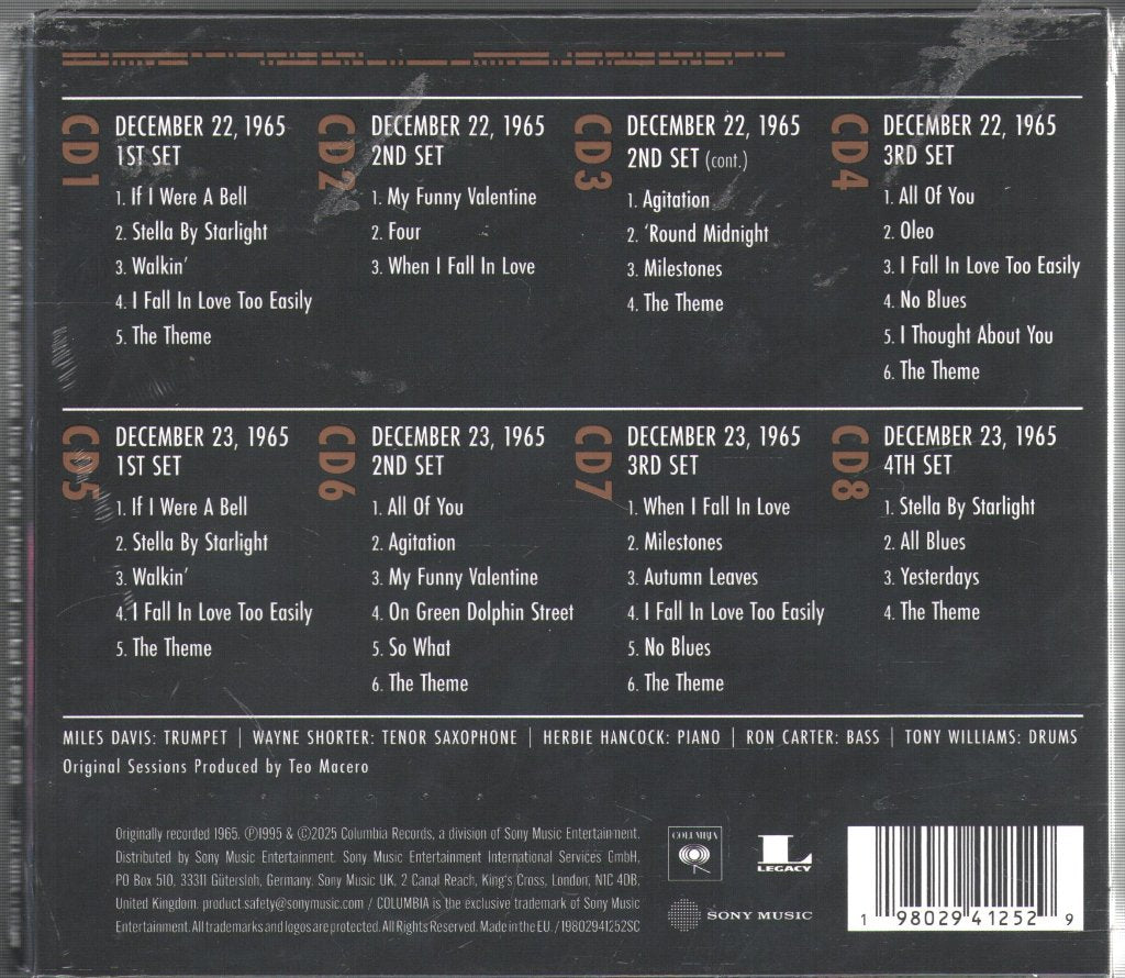 Miles Davis - Complete Live At The Plugged Nickel 1965 - Cd Set