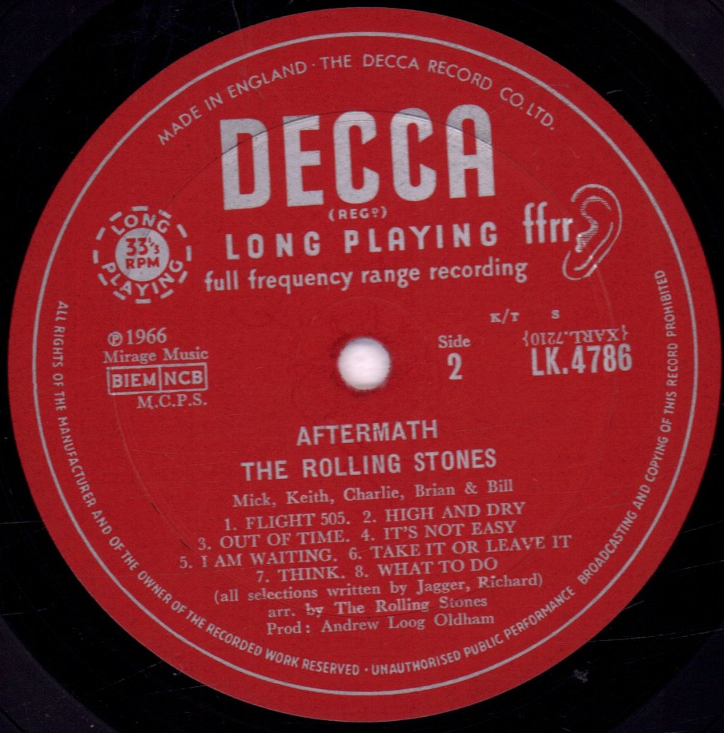 Rolling Stones - Aftermath - Lp