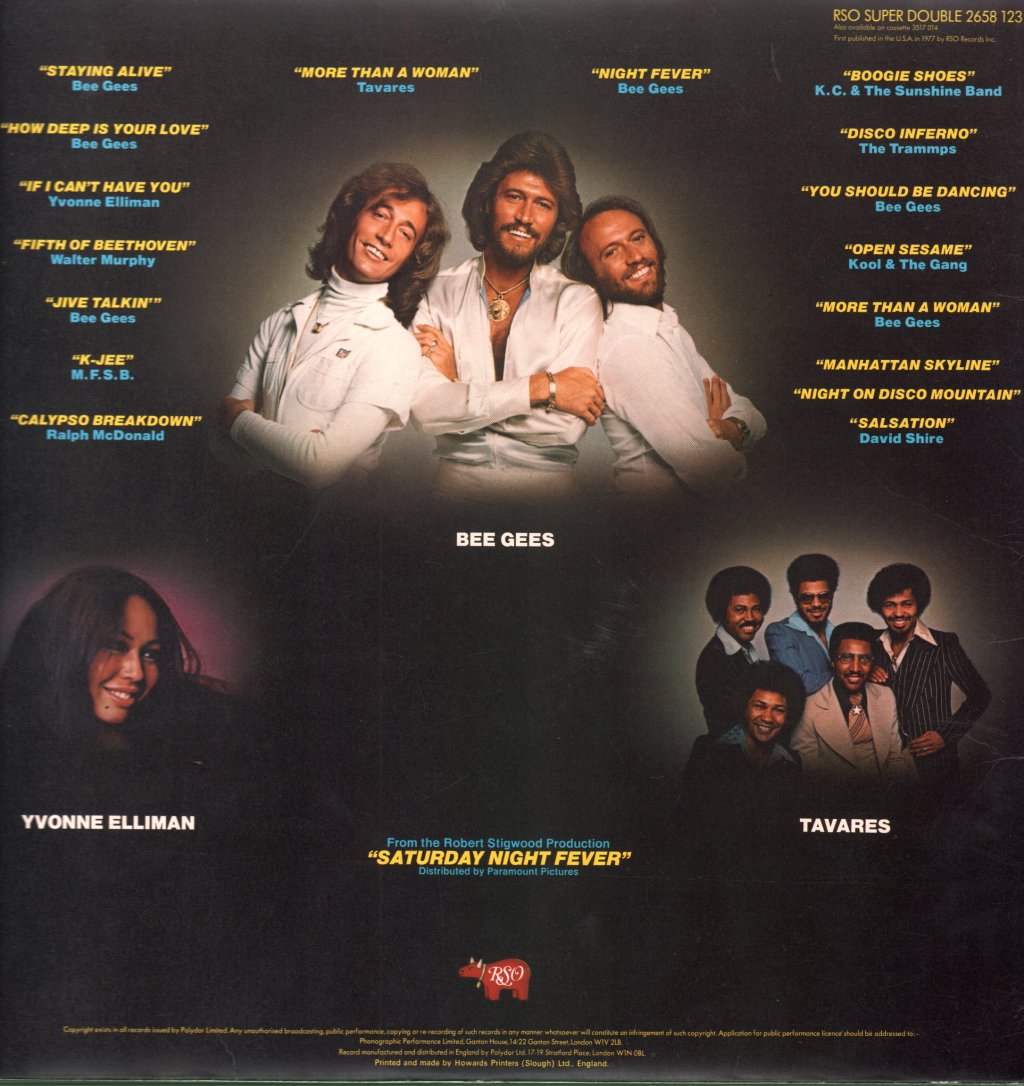 Various Artists - Saturday Night Fever (Original Movie Soundtrack) - Double Lp