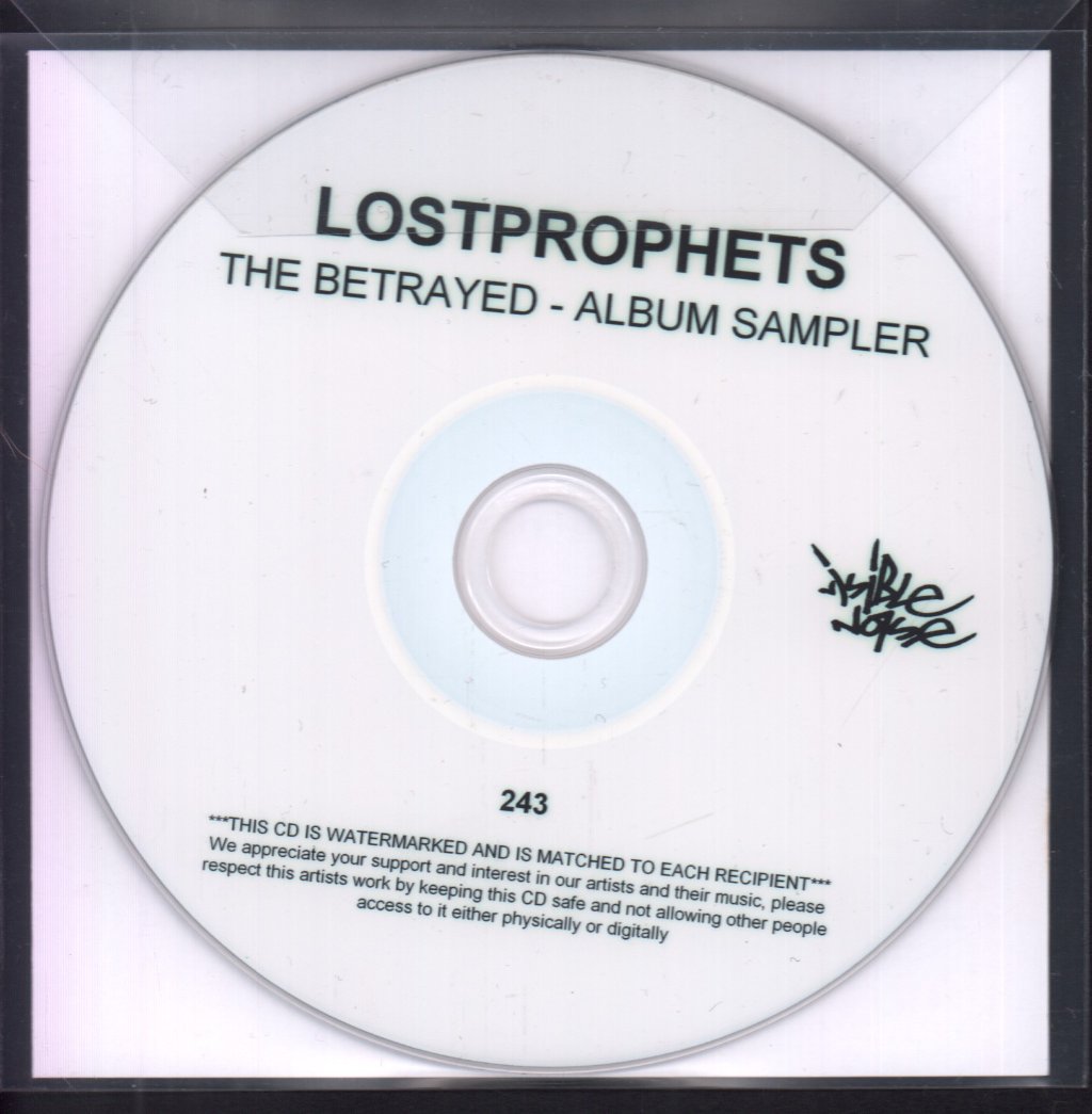 Lostprophets - Betrayed album sampler - Cdr