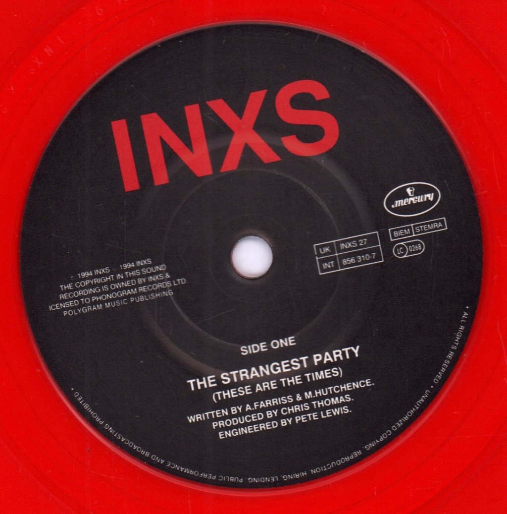 INXS - Strangest Party - 7 Inch