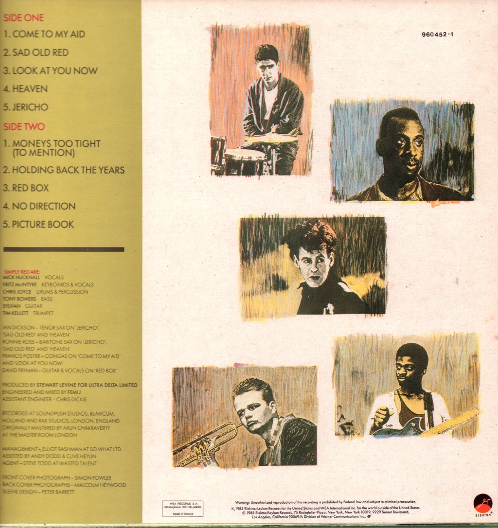 Simply Red - Picture Book - Lp