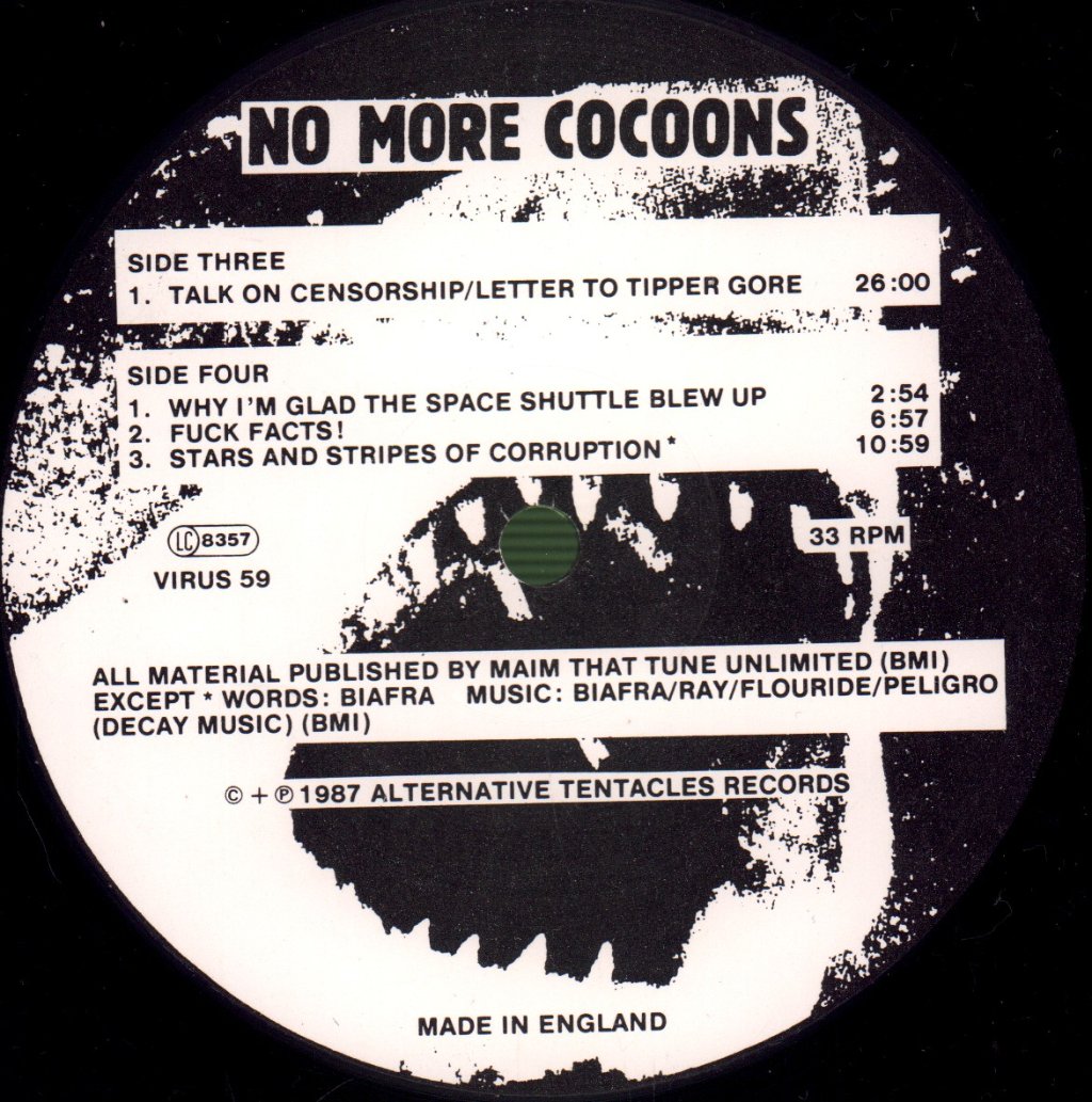 Jello Biafra - No More Cocoons - Double Lp