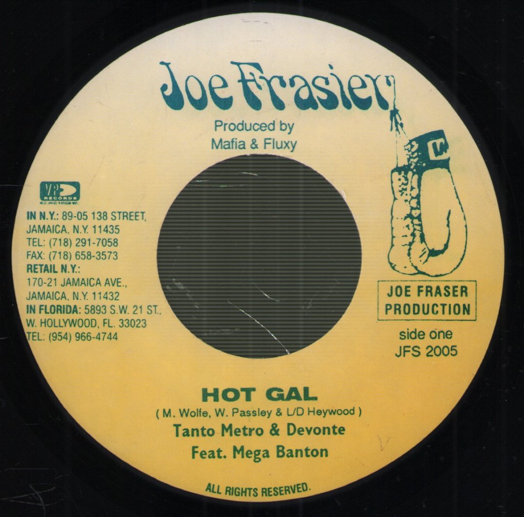 Tanto Metro and Devonte Feat. Mega Banton - Hot Gal - 7 Inch
