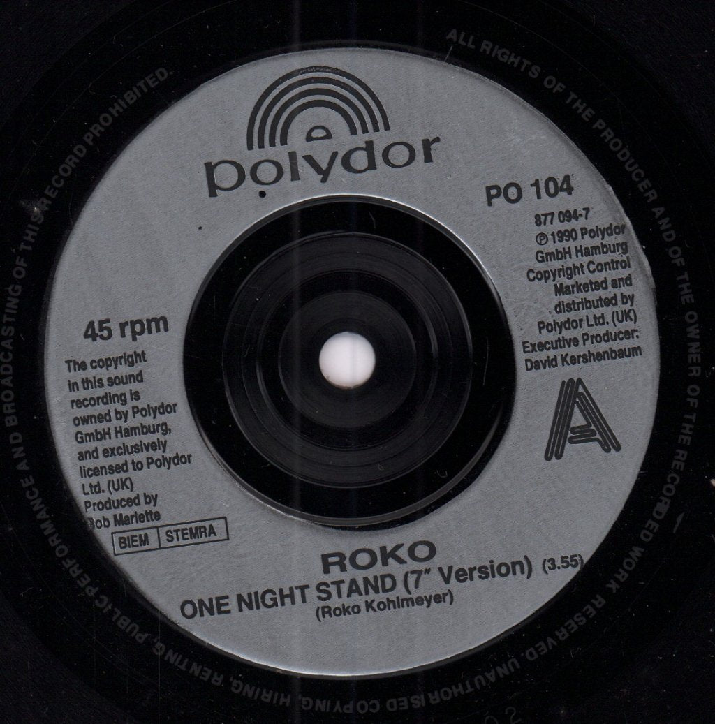 Roko - One Night Stand - 7 Inch