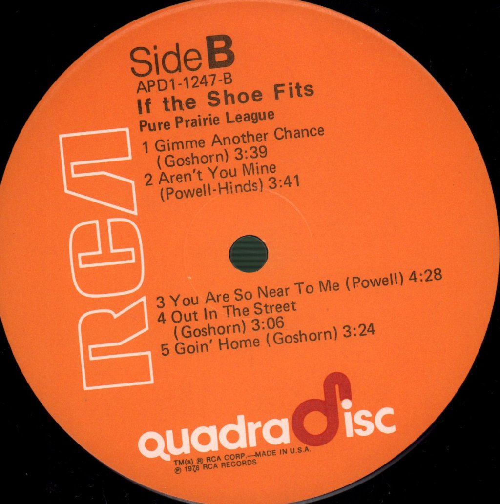 Pure Prairie League - If The Shoe Fits - Lp