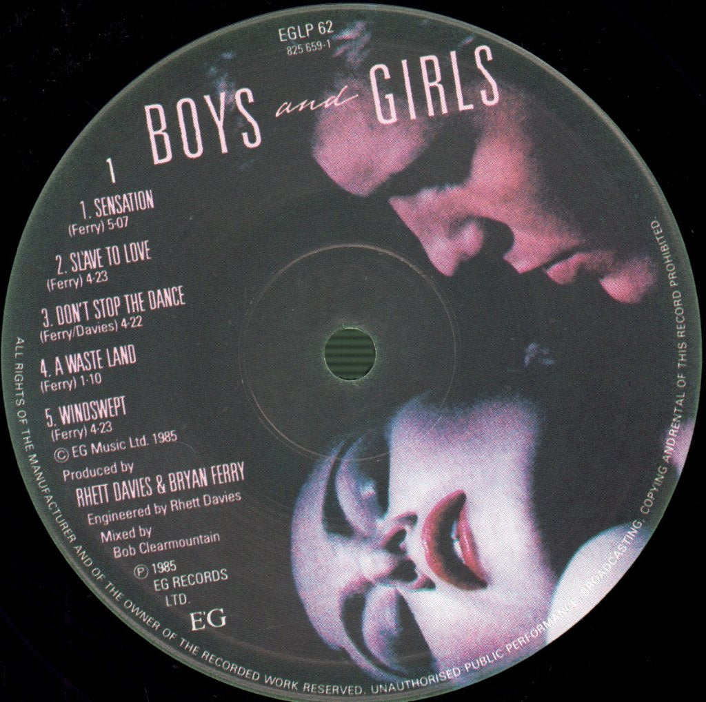 Bryan Ferry - Boys And Girls - Lp