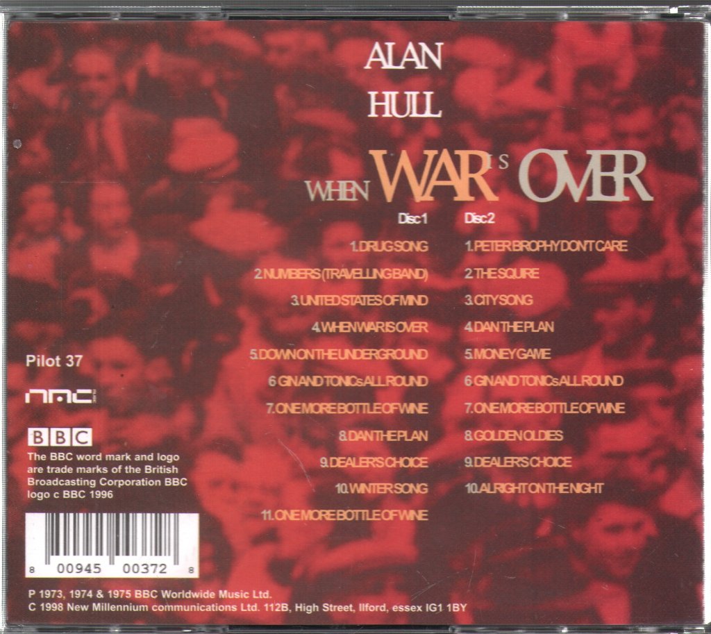 Alan Hull - When War Is Over - The BBC Recordings 1973 & 1975 - Double Cd