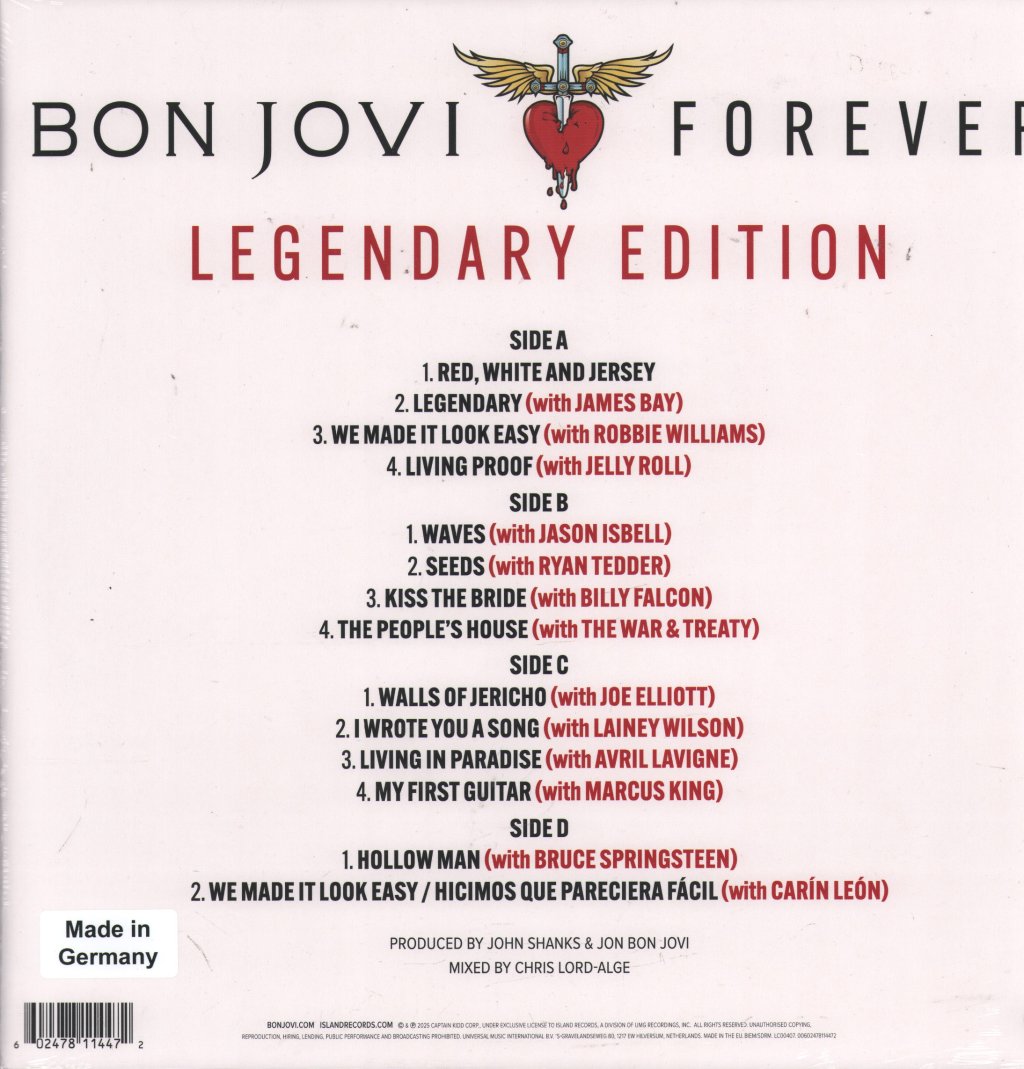 Bon Jovi - Forever [Legendary Edition] - Double Lp